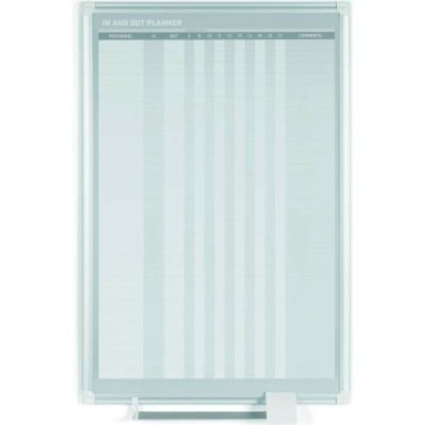 MasterVision In/Out Magnetic Dry-Erase Board, Vertical Format, 24in X 36in, Aluminum Frame, Bi-Silque, Mfr#: GA02109830